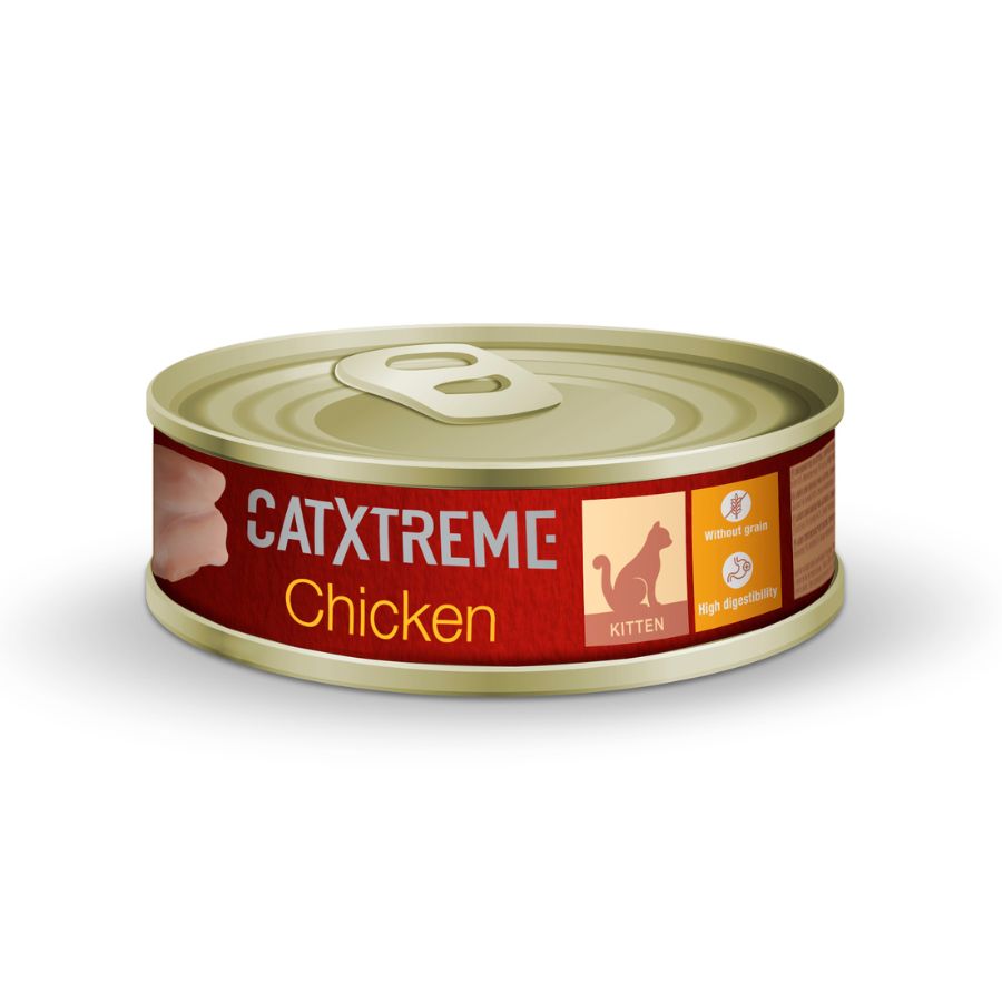 Catxtreme Kitten pollo alimento húmedo para gatos 170GR, , large image number null